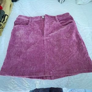 Le Lis Velour pink/purple skirt size small.